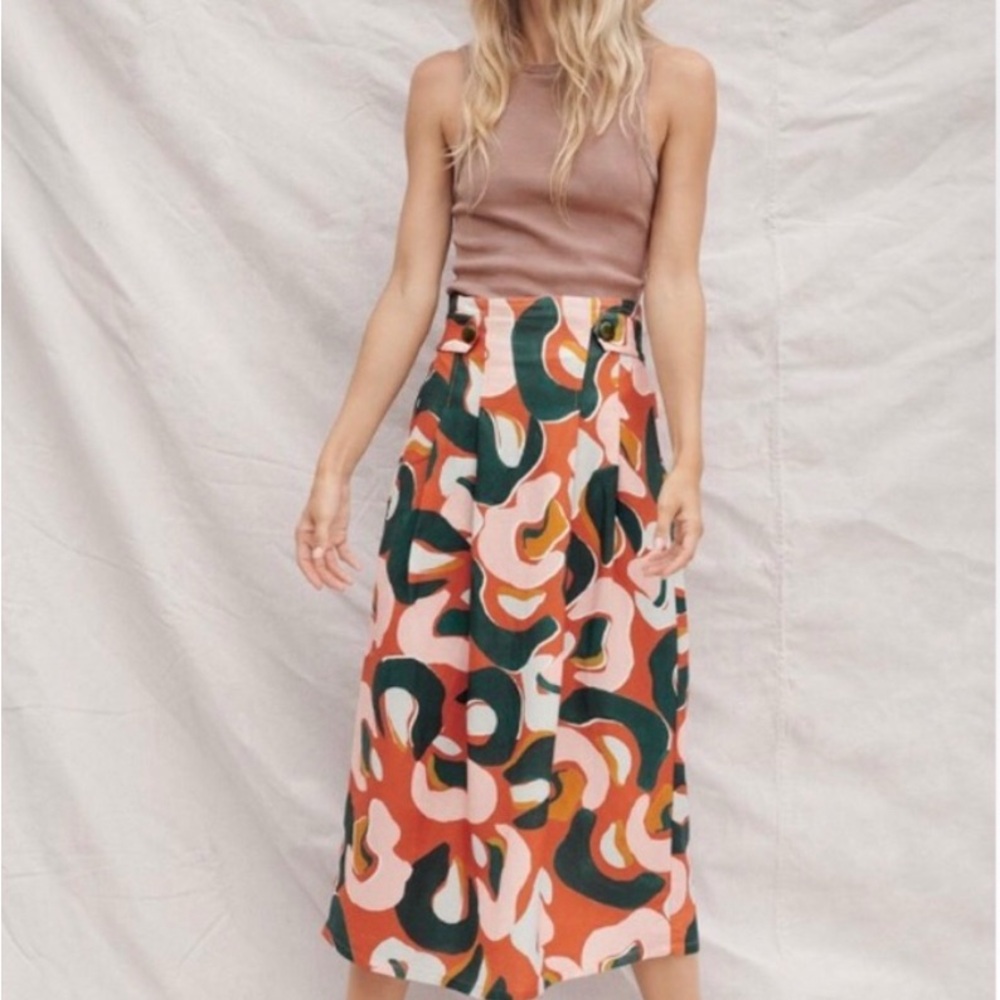 Anthropologie Corey Lynn Calter Tori Printed Maxi Skirt – Size Small
